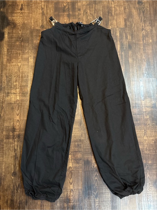 I.AM.GIA Pants - I.AM.GIA Black Elastic-Hem Jogger Pants